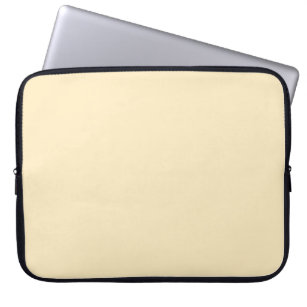 Solid blonde beige laptop sleeve