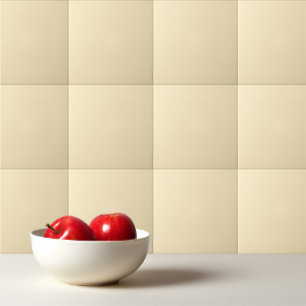 Solid blonde beige tile