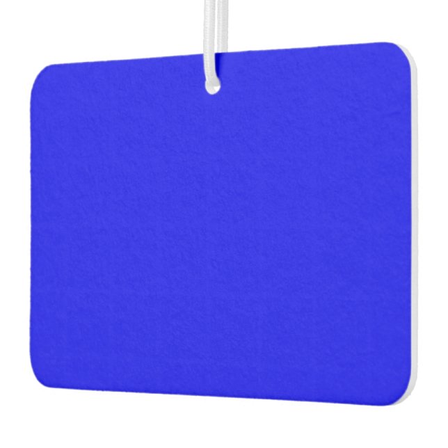 Solid Blue Landscape Rectangle Air Freshener (Left)