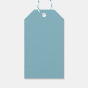 Solid Blue Pastel Tone Minimalist Professional Gift Tags