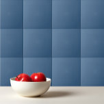Solid blue tile<br><div class="desc">Solid color steel blue design.</div>