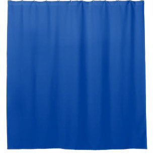 Solid Bright Cobalt Blue Shower Curtain