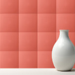 Solid bright coral tile<br><div class="desc">Solid bright coral design.</div>