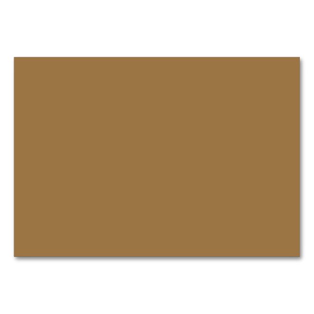 Solid Bright Gold colour Table Number (Front)