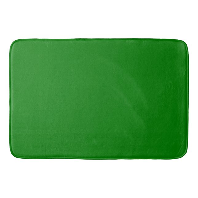 Solid bright green bath mat (Front)