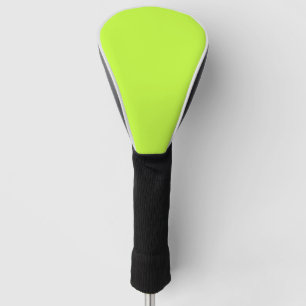 Solid bright lime light green golf head cover