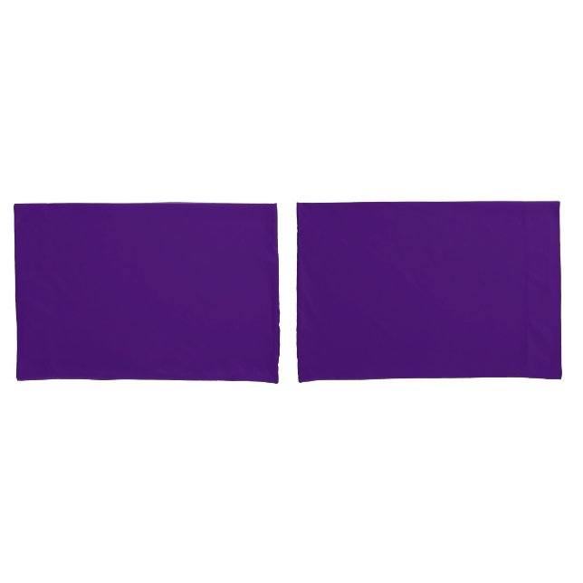 Solid Bright Purple Pillowcase (Front-Set)