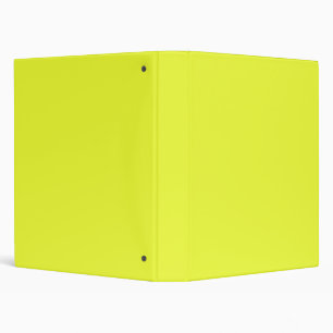 Solid bright sweet lemon yellow binder