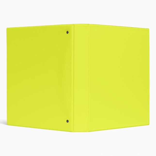 Solid bright sweet lemon yellow binder (Background)