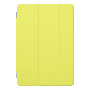 Solid bright sweet lemon yellow iPad pro cover