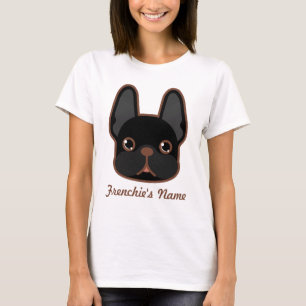 Solid Brindle Frenchie Custom Design T-Shirt