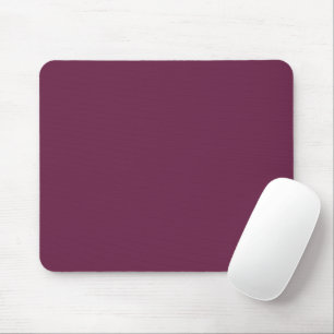 Solid Burgundy Mouse Pad with Elegant Touch