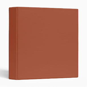Solid Burnt Orange Binder