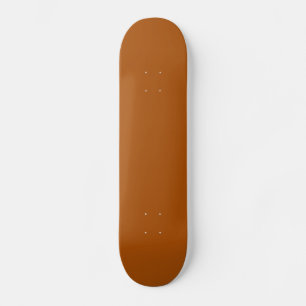 Solid Burnt Orange Skateboard