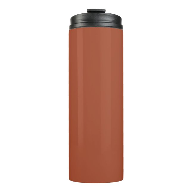 Solid Burnt Orange  Thermal Tumbler (Front)
