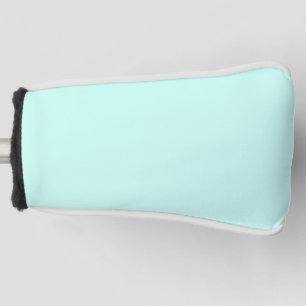 Solid cameo green mint soft turquoise golf head cover