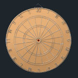 Solid cappuccino beige light brown dartboard<br><div class="desc">Solid color cappuccino beige light brown design.</div>