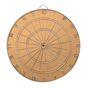 Solid cappuccino beige light brown dartboard