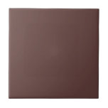 Solid Chocolate Brown Ceramic Tile 1<br><div class="desc">Ceramic Tile with a solid Chocolate Brown background ready for you to use as is or to customize with your own images or text.</div>