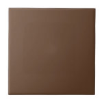 Solid Chocolate Brown Ceramic Tile 5<br><div class="desc">Ceramic Tile with a solid Chocolate Brown background ready for you to use as is or to customize with your own images or text.</div>