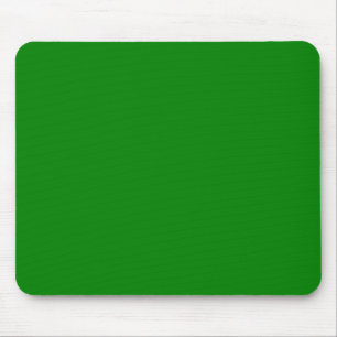Solid Christmas Green Mouse Pad