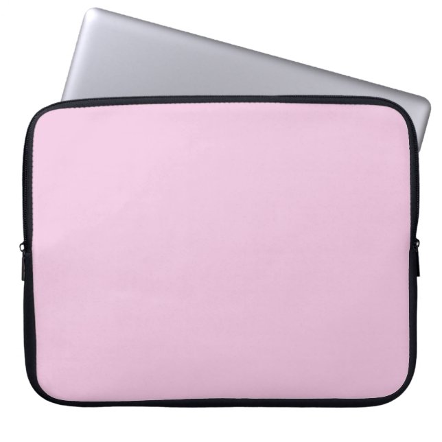 Solid classic rose laptop sleeve (Front)