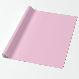 Solid classic rose wrapping paper