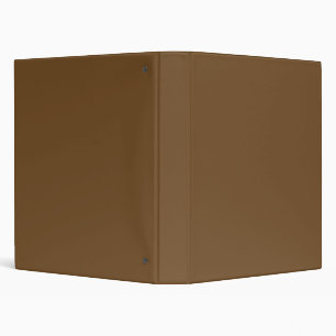 Solid coffee brown binder