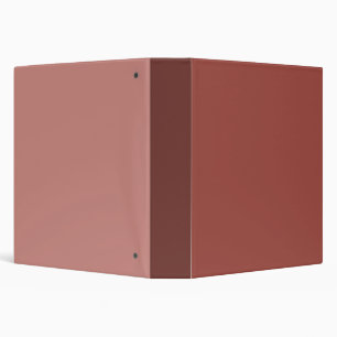 Solid Cognac Color Minimalist Plain Modern Binder