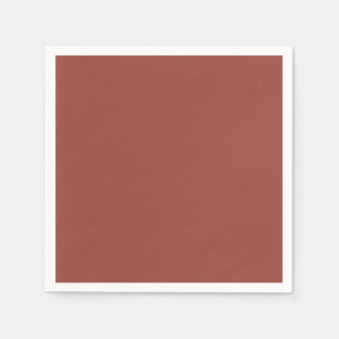 Solid Cognac Colour Minimalist Plain Modern Napkin