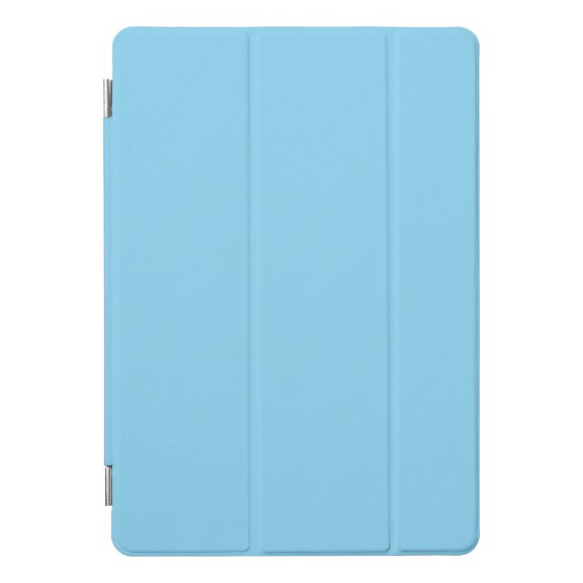 Solid color arctic blue iPad pro cover (Front)