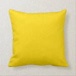Solid Color Bright Yellow Sunflower Collection Throw Pillow<br><div class="desc">Solid yellow matching throw pillow for the Sunflower Collection.</div>