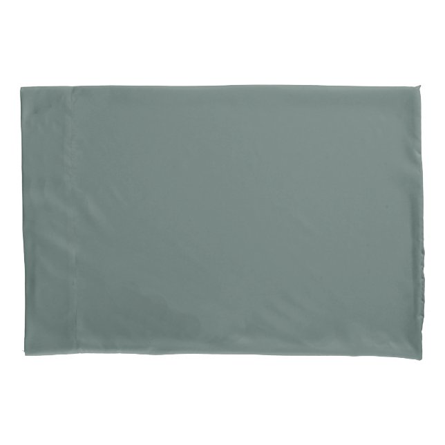 Solid Color Cool Neutral Green Undertone 2026 COTY Pillowcase (Front)