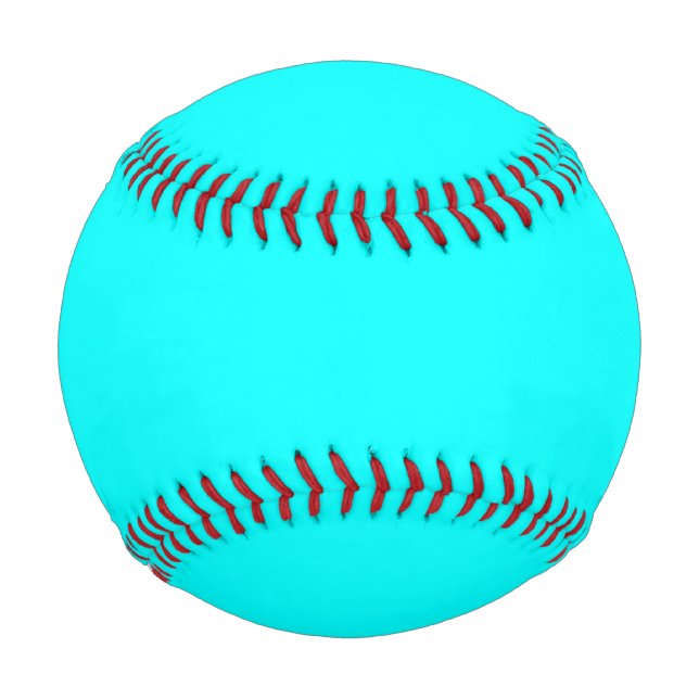 Solid color cyan baseball (Front)
