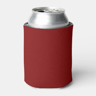 Solid color dark blood can cooler