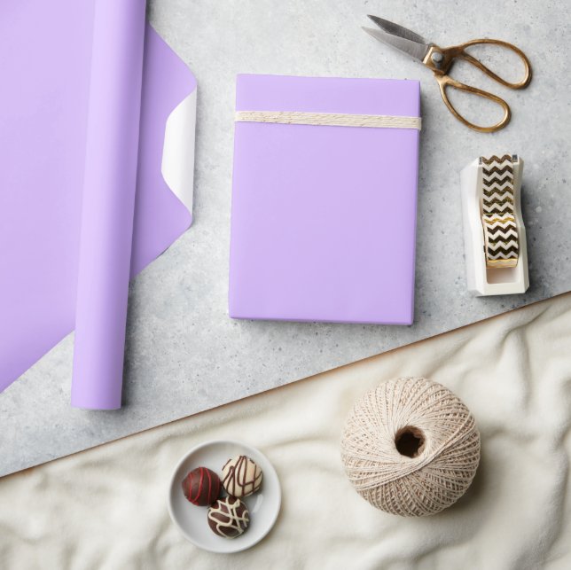 Solid color lavender purple wrapping paper (Crafts)