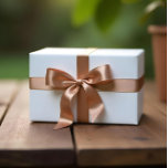 Solid Color Mocha Beige Neutral #B17868<br><div class="desc">Elegant solid color,  mocha beige brown gift wrapping satin ribbon. Beautiful for boho baby showers and Bohemian themed birthday,  wedding and anniversary events. Perfect for wrapping a special gift for mom-to-be,  sister,  friend,  wife or grandma. Plain solid color boho B17868 Mocha Beige. Solid Color Mocha Beige Neutral Satin Ribbon.</div>