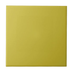 Solid color plain bright yellow green Snake Eye Tile