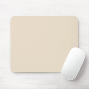 Solid color plain Champagne beige Mouse Pad