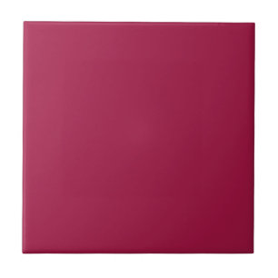 Solid color plain Persian Red Tile