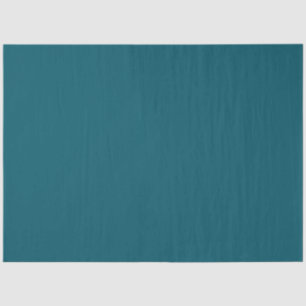 Solid color plain teal peacock tissue paper