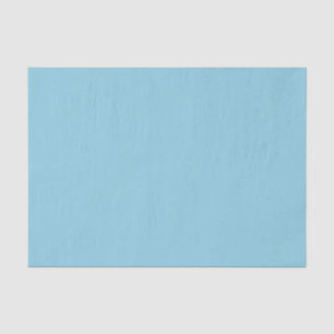 Solid color plain Winter light Blue Tissue Paper