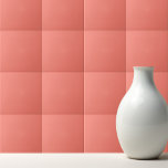 Solid color salmon coral tile<br><div class="desc">Solid color salmon coral design.</div>