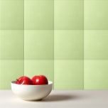 Solid color soft honeydew green tile<br><div class="desc">Solid color soft honeydew green design.</div>