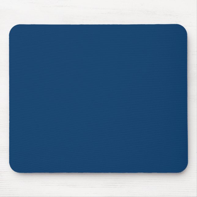 Solid Colour 003366 Dark Blue Background Template Mouse Pad (Front)