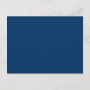 Solid Colour 003366 Dark Blue Background Template Postcard