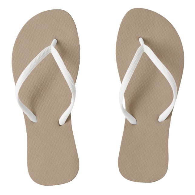 Solid Colour American Flip Flops (Footbed)