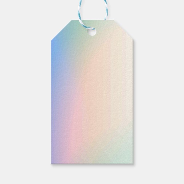 Solid Colour American Gift Tags (Front)