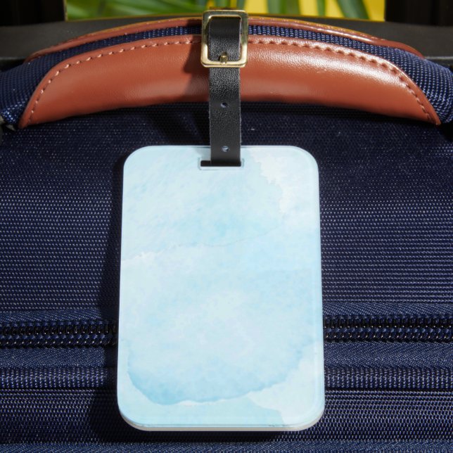 Solid Colour American Luggage Tag (Front Insitu 2)