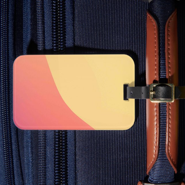 Solid Colour American Luggage Tag (Front Insitu 4)